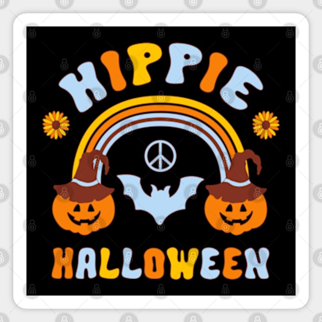 Hippie Halloween Magnet by Three Meat Curry